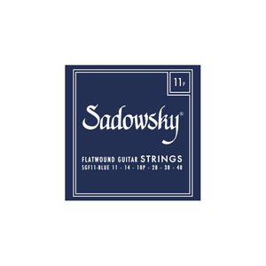 Sadowsky Blue Label Guitar String Set - Stainless Steel - Flatwound