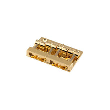 Load image into Gallery viewer, Sadowsky Parts - Quick Release Brass Bridge | 4-String | 20mm Spacing
